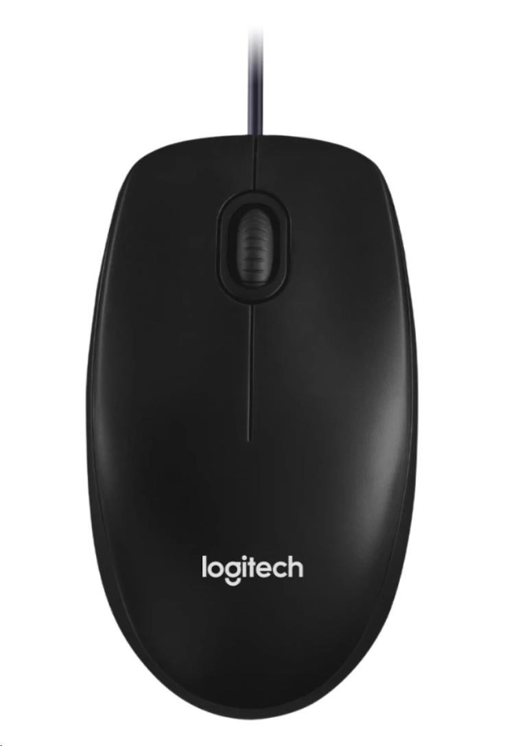 Logitech Mouse M100, black