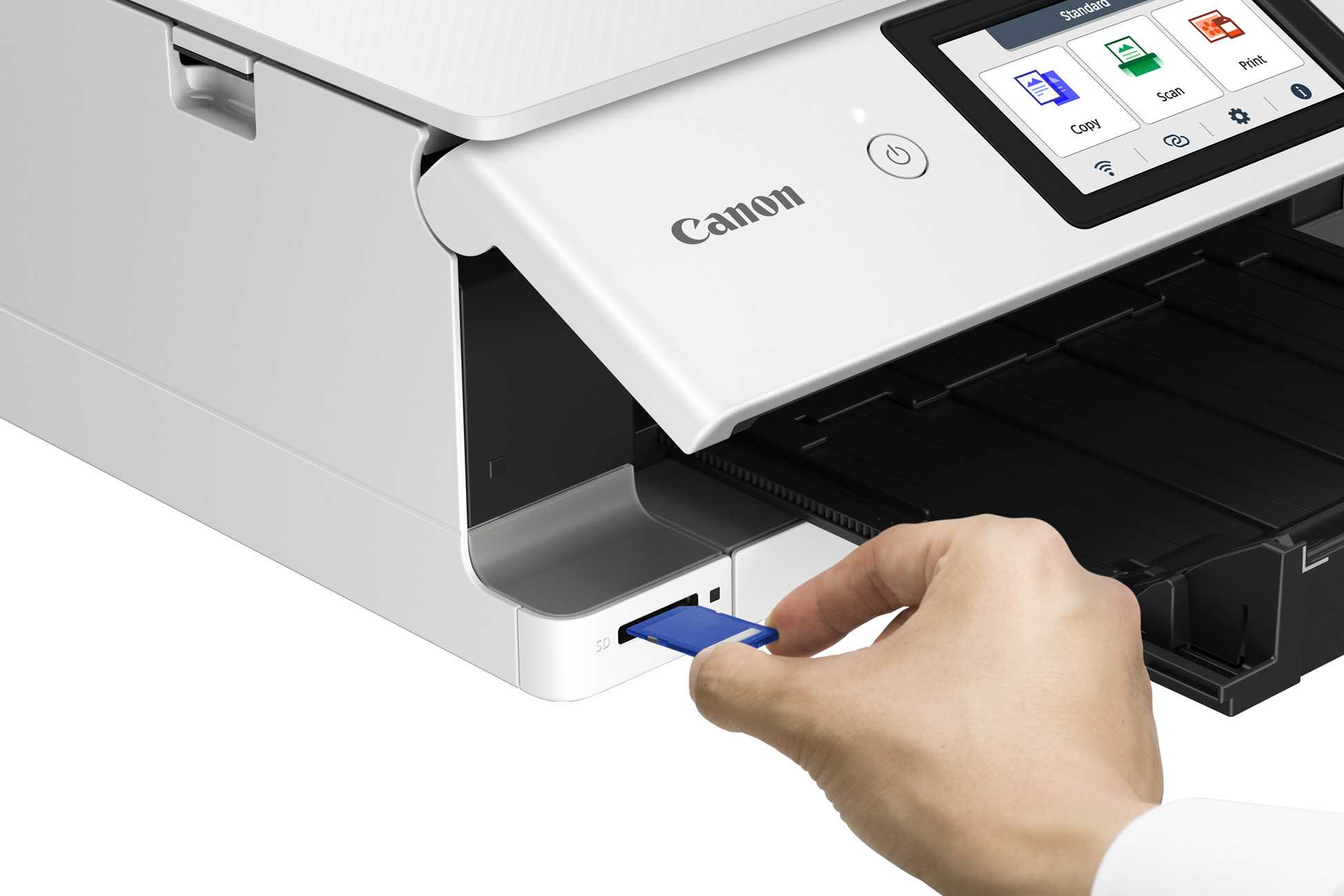 Canon PIXMA Tiskárna TS8751 Bílá MF(tisk,kopírka,sken,cloud) A4, 15obr./min., LCD, USB, Wi-Fi