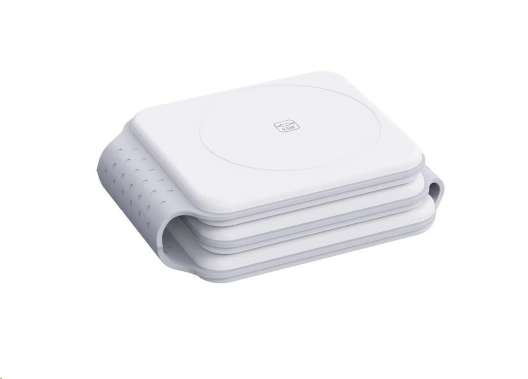 WG - Bezdrátová nabíječka WGMaxFlex 3in1 / Skládací / 15W+5W+2.5W / WG 42 / white