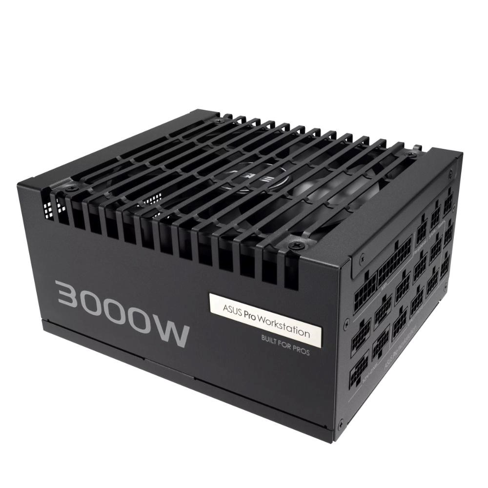 ASUS zdroj Pro WS 3000W Platinum, 140mm, Plně modulární, 80 Plus Platinum, ATX 3.1