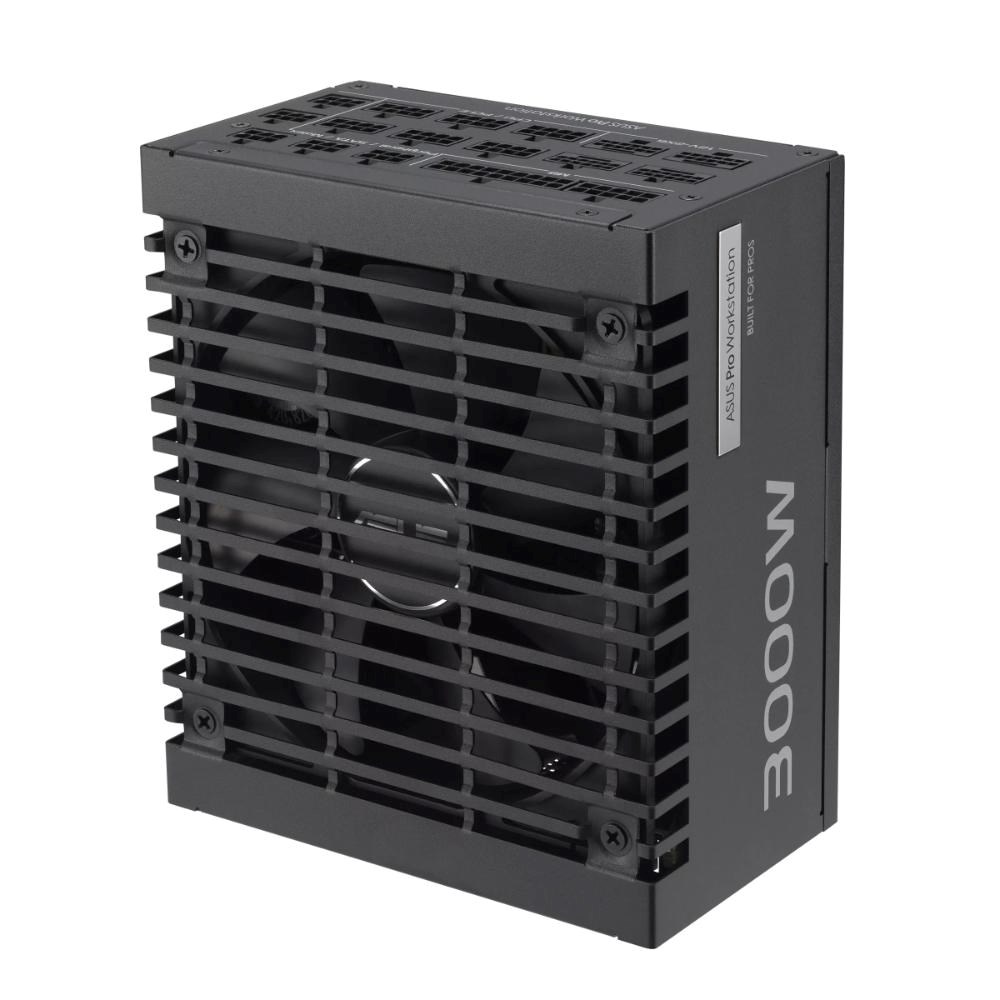 ASUS zdroj Pro WS 3000W Platinum, 140mm, Plně modulární, 80 Plus Platinum, ATX 3.1