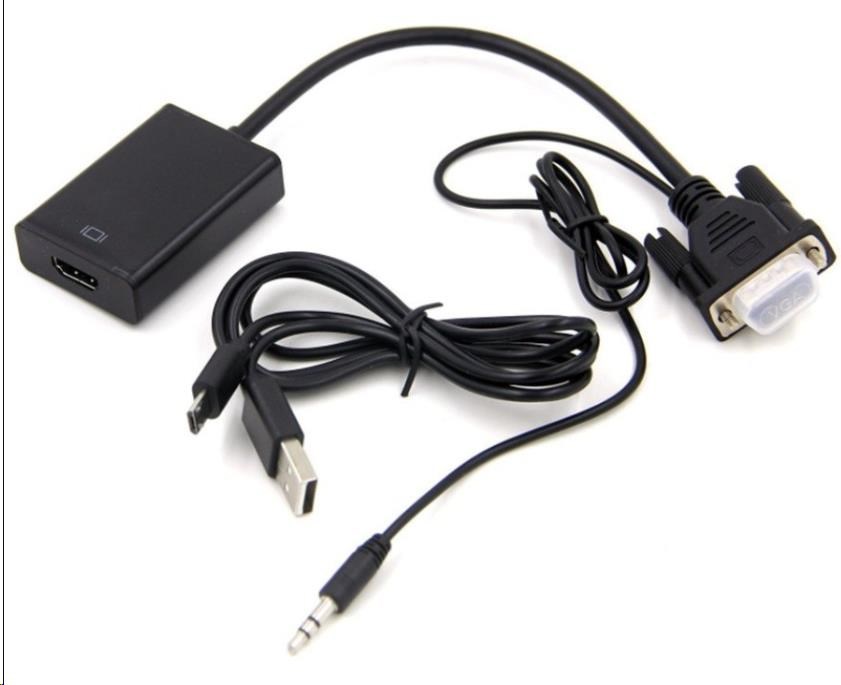 PREMIUMCORD VGA+audio elektronický konvertor na rozhraní HDMI FULL HD 1080p