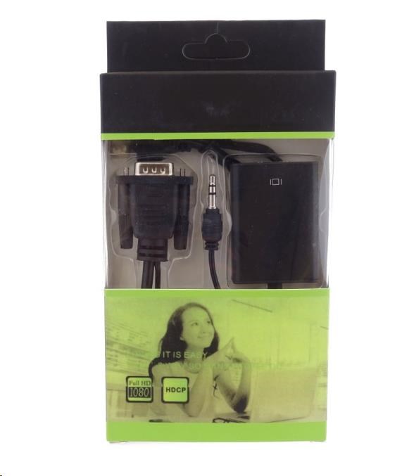 PREMIUMCORD VGA+audio elektronický konvertor na rozhraní HDMI FULL HD 1080p