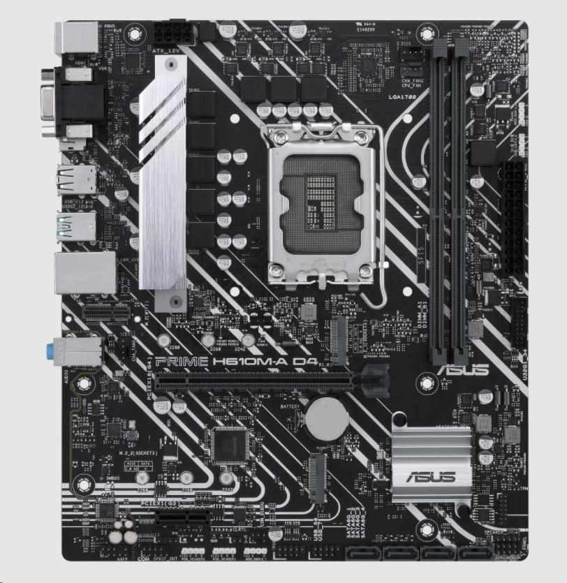 ASUS MB Sc LGA1700 PRIME H610M-A DDR4-CSM, Intel H610, 2xDDR4, 1xDP, 1xHDMI, 1xVGA, mATX