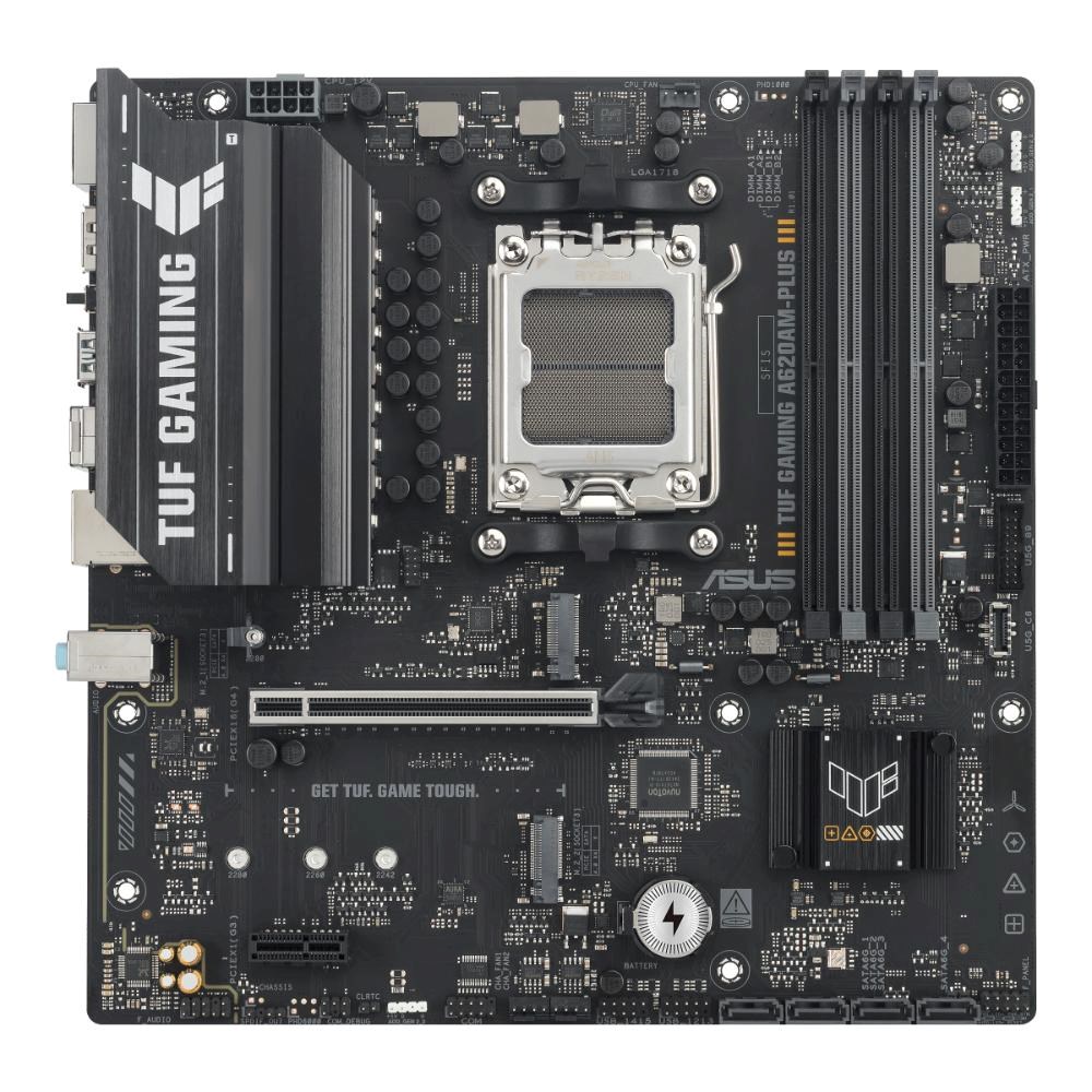 ASUS MB Sc AM5 TUF GAMING A620AM-PLUS, 4xDDR5, 2xDP, 1xHDMI, mATX