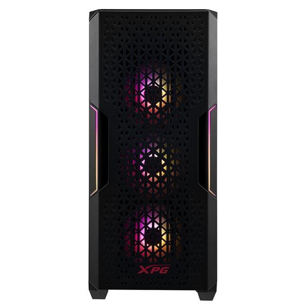ADATA XPG case STARKER AIR Mid-Tower, bez zdroje, 1x 120mm + 1x 120mm ARGB, Černá