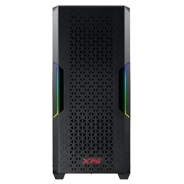 ADATA XPG case STARKER AIR Mid-Tower, bez zdroje, 1x 120mm + 1x 120mm ARGB, Černá