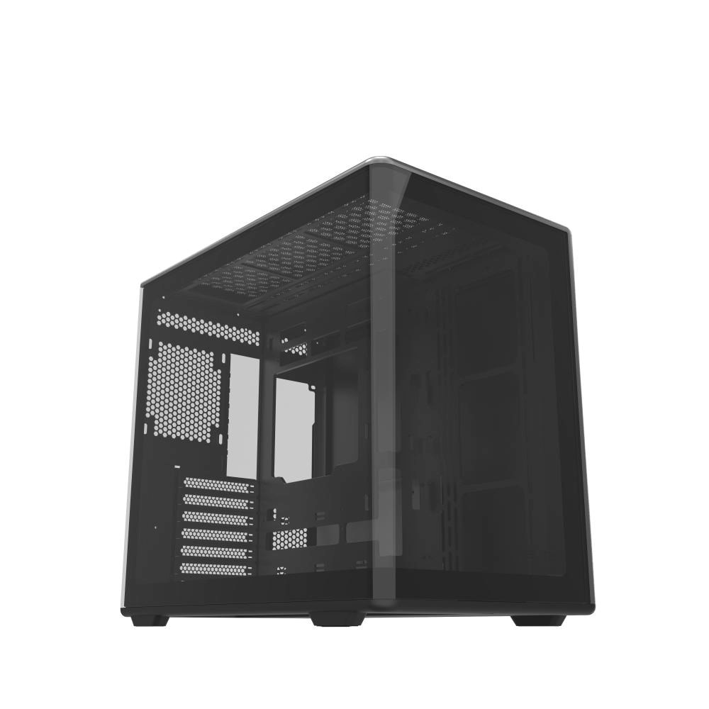 Cooler Master case Elite 600, ATX, Průhledná bočnice, 4x 120mm Fan, Černá