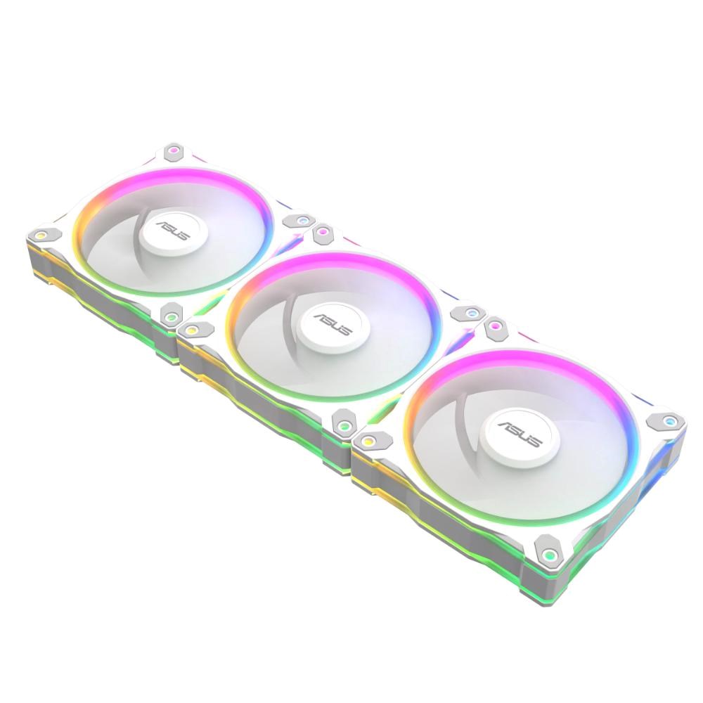 ASUS Ventilátor PRIME MR120 ARGB, 3x120mm, bílá