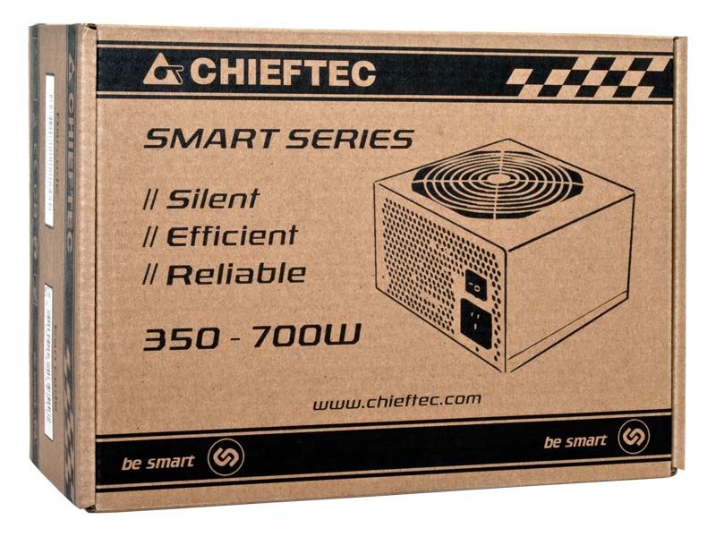 CHIEFTEC zdroj Smart Series, GPS-500A8, 500W, Active PFC, retail
