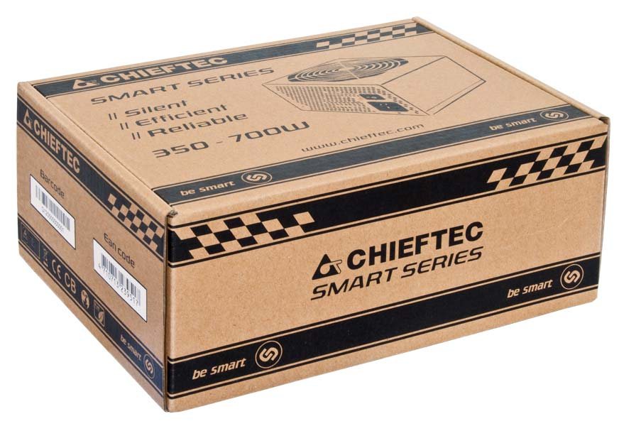 CHIEFTEC zdroj Smart Series, GPS-500A8, 500W, Active PFC, retail