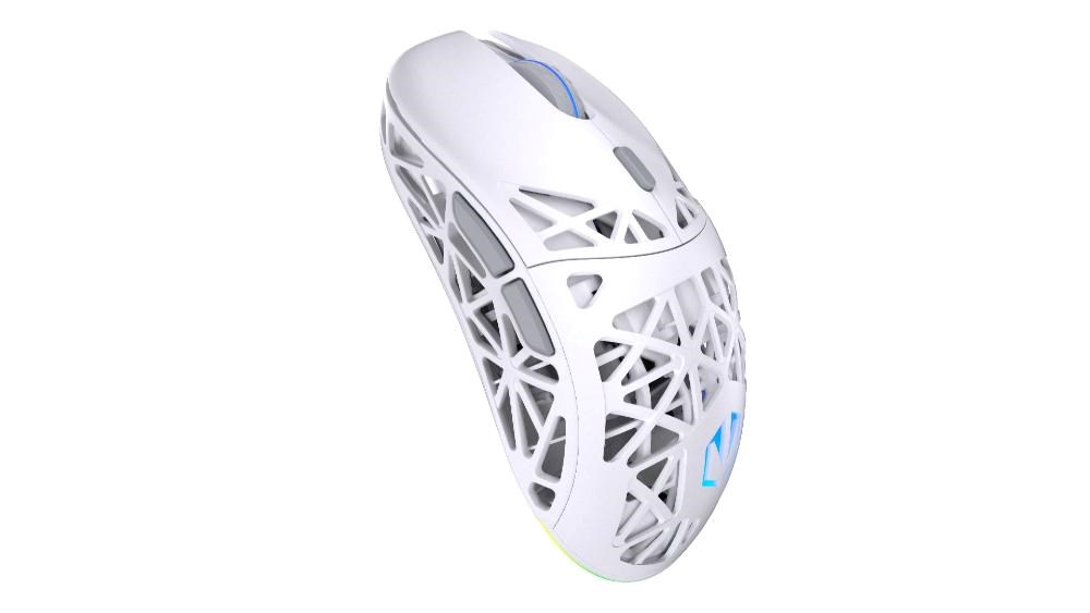 Endorfy Herní myš LIV Plus Wireless Onyx White, Bezdrátová, ARGB, bílá