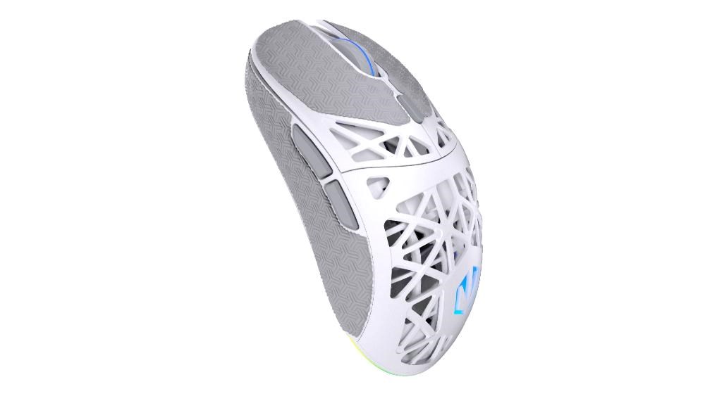 Endorfy Herní myš LIV Plus Wireless Onyx White, Bezdrátová, ARGB, bílá