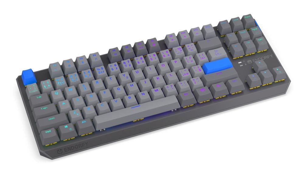 ENDORFY Herní klávesnice Thock V2 TKL, Mechanická, Bezdrátová, CZ/SK, ARGB