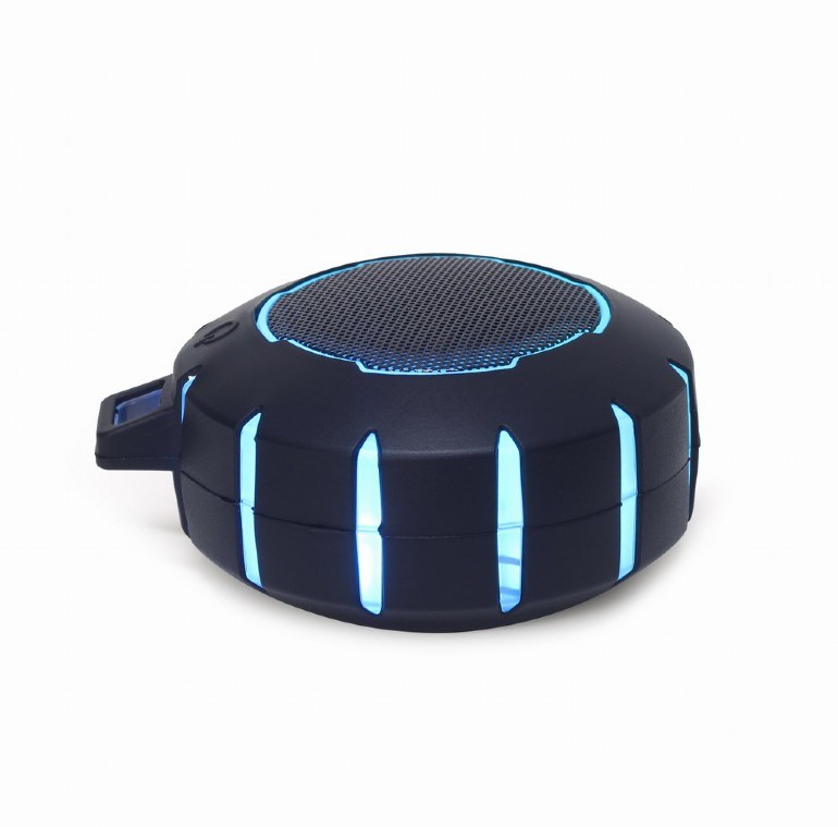 GEMBIRD Repro SPK-BTOD-01, Outdoor, Bluetooth, 3W, RGB LED podsvícení, černá