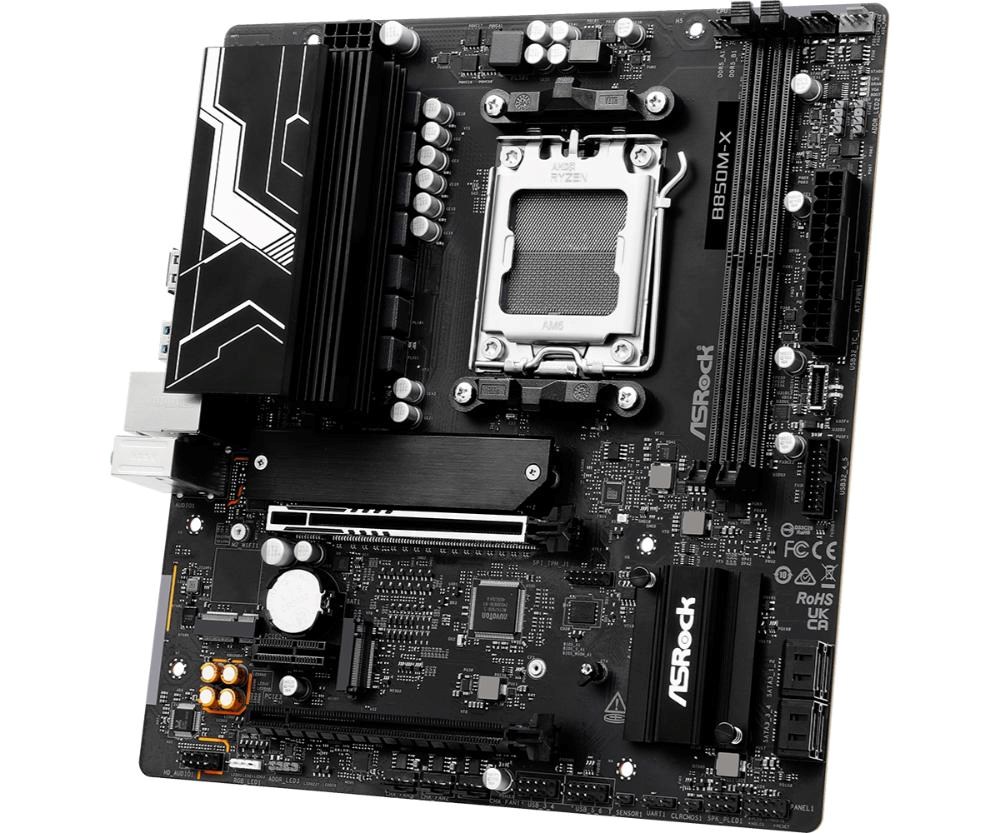 ASRock MB Sc AM5 B850M-X R2.0, AMD B850, 2xDDR5, 1xDP, 1xHDMI, mATX