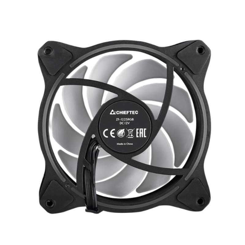 CHIEFTEC ventilátor ZF-1225RGB, 120mm, PWM, ARGB, černá