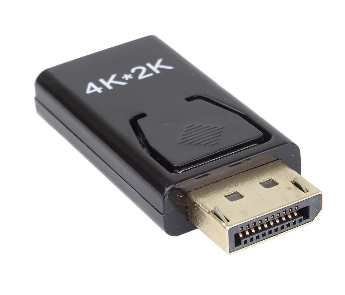 PremiumCord adaptér DisplayPort - HDMI, 4K@30Hz Male/Female, pozlacené konektory