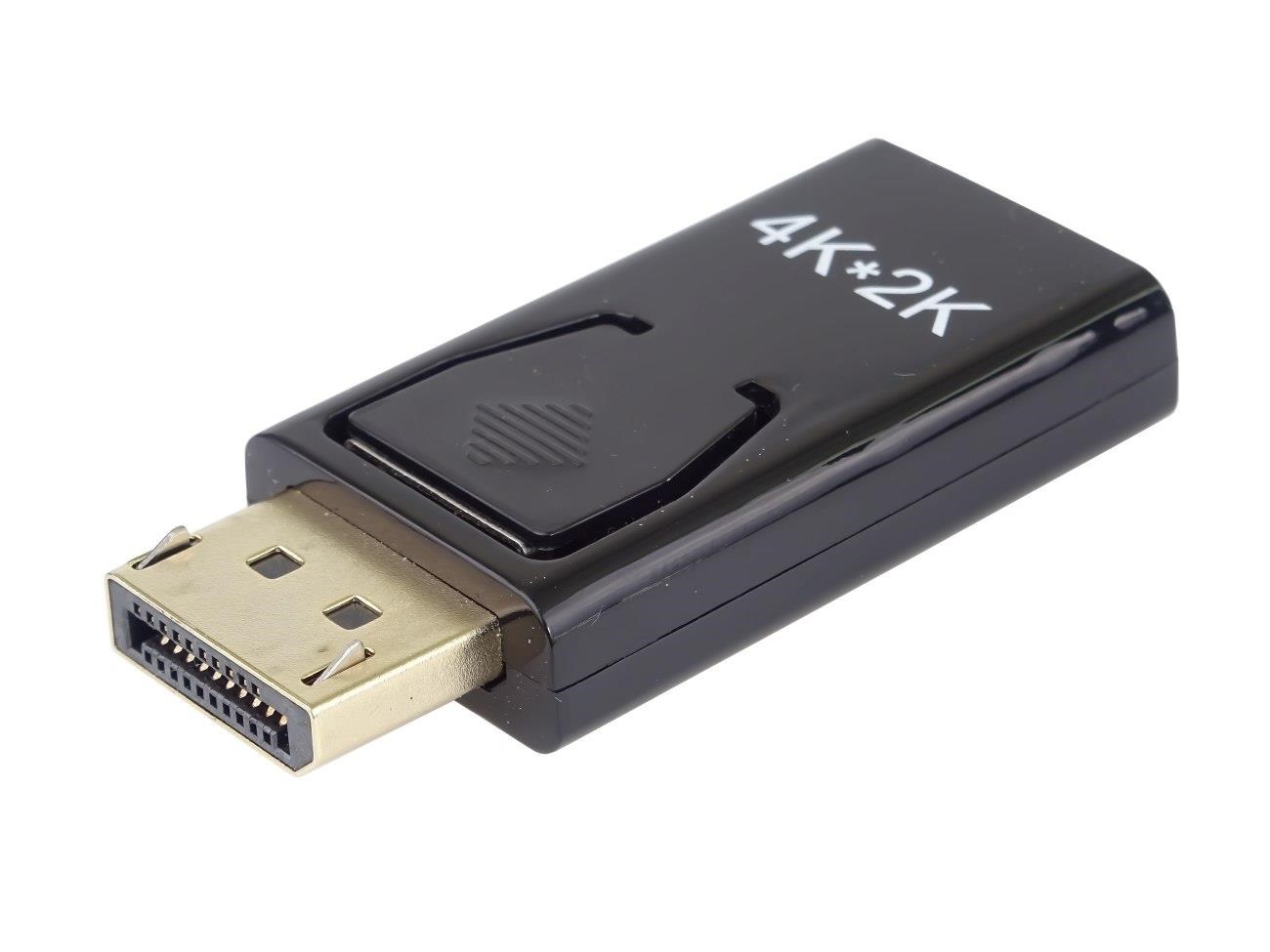 PremiumCord adaptér DisplayPort - HDMI, 4K@30Hz Male/Female, pozlacené konektory