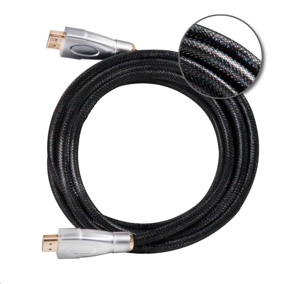 Club3D Kabel Certifikovaný HDMI Premium High Speed, HDMI 2.0 4K60Hz UHD, 3m