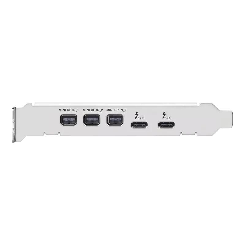 ASUS rozšiřující karta ThunderboltEX 5, PCIe 4.0x4, 2xThunderbolt 5, 3x Mini-DP