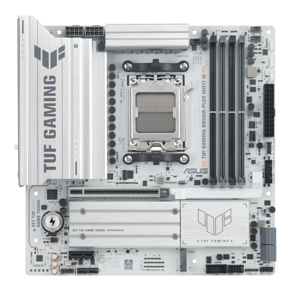 ASUS MB Sc AM5 TUF GAMING B850M-PLUS WIFI7 W, AMD B850, 4x DDR5, 1xDP1, 1xHDMI, WIFI, mATX