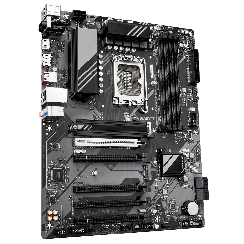GIGABYTE MB Sc LGA1700 B760 DS3H WIFI6E GEN5, Intel B760, 4xDDR5, 1xDP, 1xHDMI, WiFi