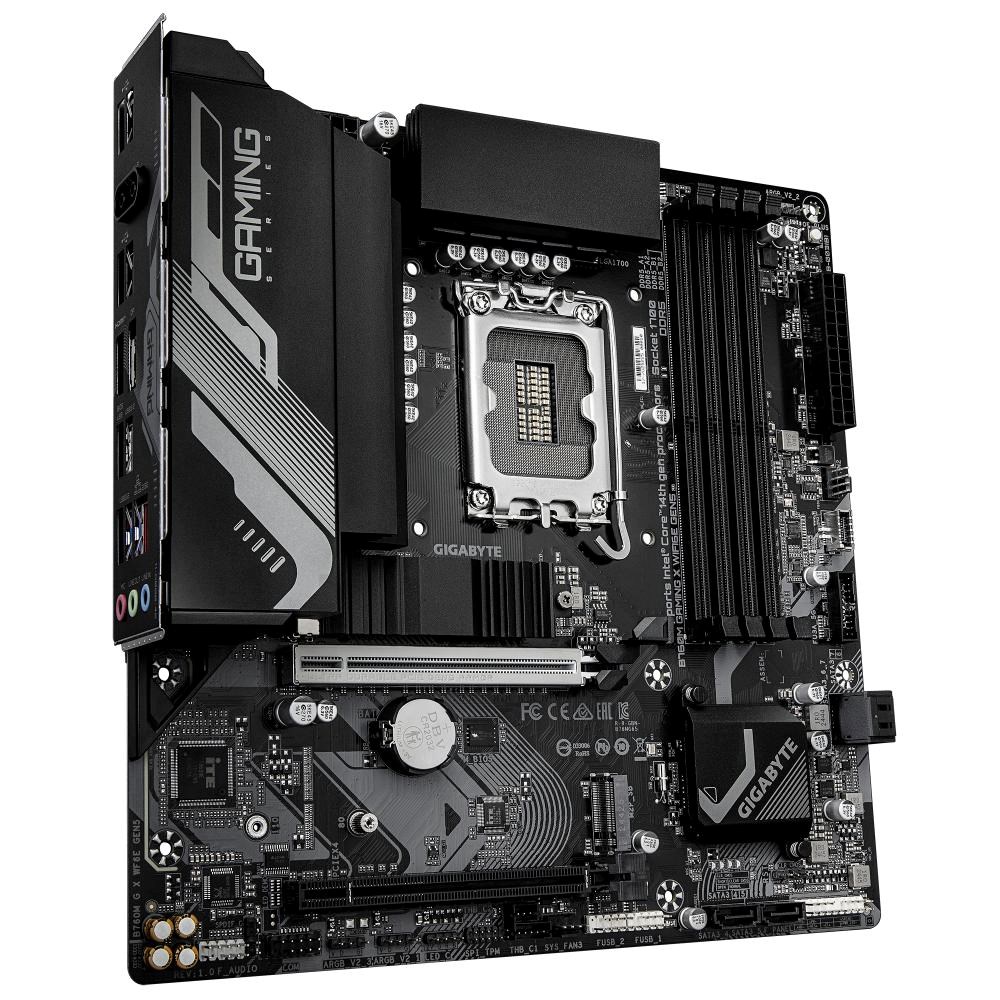 GIGABYTE MB Sc LGA1700 B760M GAMING X WIFI6E GEN5, Intel B760, 4xDDR5, 1xDP, 1xHDMI, WiFi, mATX