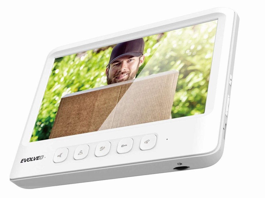 EVOLVEO DoorPhone IK06, set video dveřního telefonu s pamětí a barevným displejem