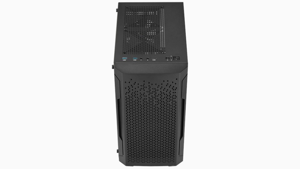 AEROCOOL skříň MC G Trinity, Micro tower, 1x USB 3.0, 1x USB 2.0, 2x audio, bez zdroje