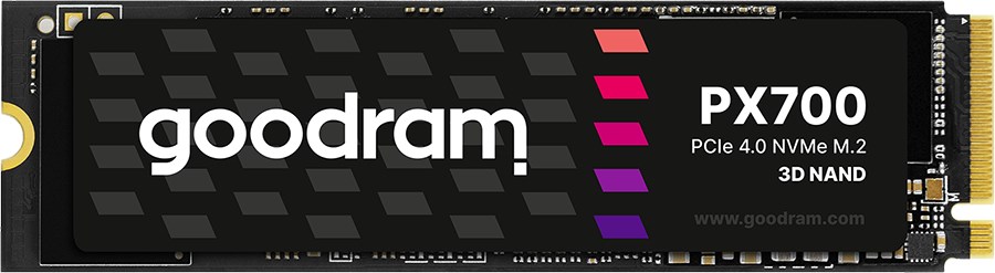 GOODRAM SSD PX700 1TB, PCIe Gen4x4, M.2 2280, (R:74000/W:6500MB/s)