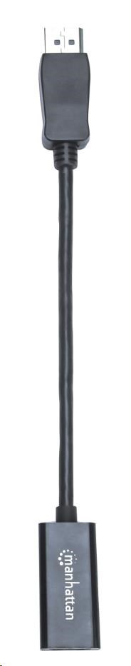 MANHATTAN Adaptér, DisplayPort, DP-Male/HDMI-Female, černý