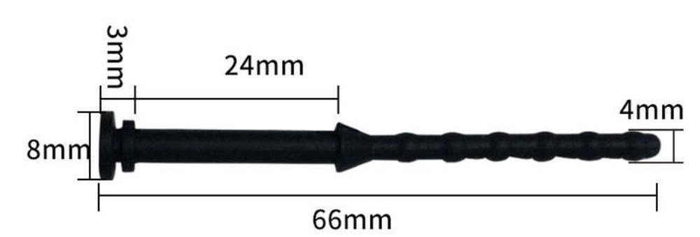 1stCOOL FAN-RIVET-B SilentMount - Silikonový antivibrační nýt pro ventilátory a filtry