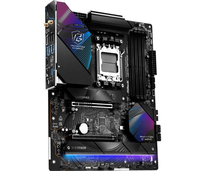 ASRock MB Sc AM5 X870 RIPTIDE WIFI, AMD X870, 4xDDR5, 1xHDMI, 2xUSB4, WI-FI