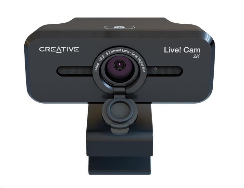 Creative LIVE! CAM SYNC V3, webkamera, 2K QHD, 4x dig. zoom, mikrofony