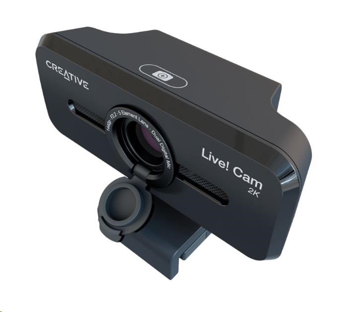 Creative LIVE! CAM SYNC V3, webkamera, 2K QHD, 4x dig. zoom, mikrofony