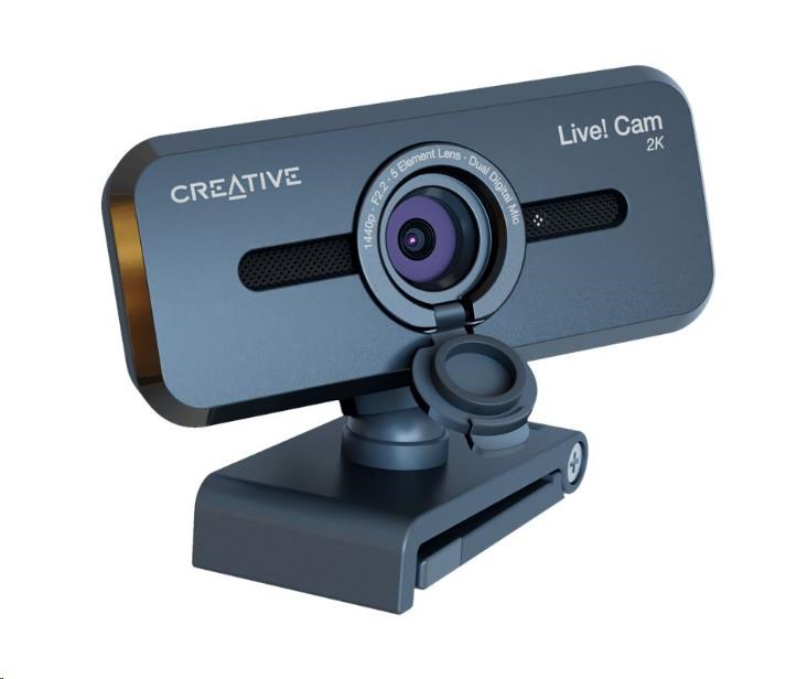 Creative LIVE! CAM SYNC V3, webkamera, 2K QHD, 4x dig. zoom, mikrofony