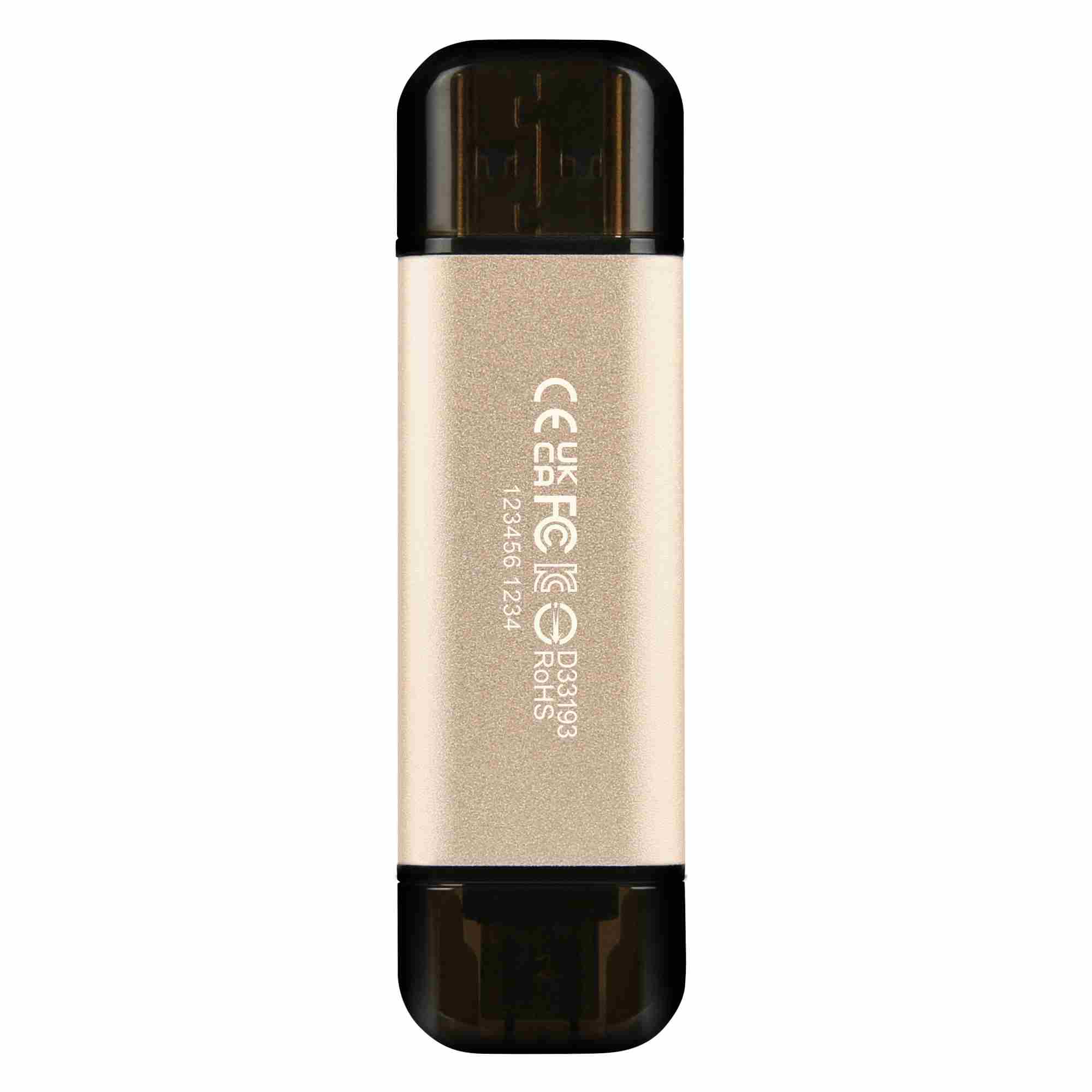 TRANSCEND Flash Disk 128GB JetFlash®930C, TLC, USB 3.2/USB Type C (R:420/W:400 MB/s) černý
