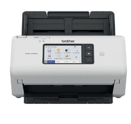 BROTHER skener ADS-4700W DUALSKEN A4 40pppm/80dual 600x600 60ADF USB LAN WIFI - display 10.5cm