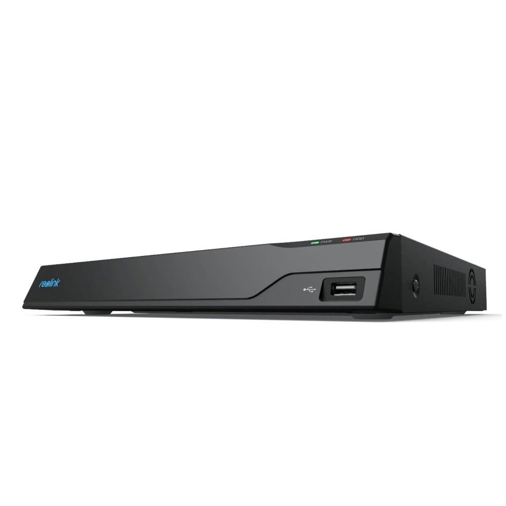 REOLINK bezpečnostní NVR jednotka NVS16, Kapacita až 12TB, 4TB HDD, 16 Kanálů s 16MP