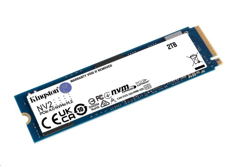 Kingston SSD 4TB NV3, M.2 2280, NVMe PCIe Gen4x4, (R: 6000MB/s; W: 5000MB/s)
