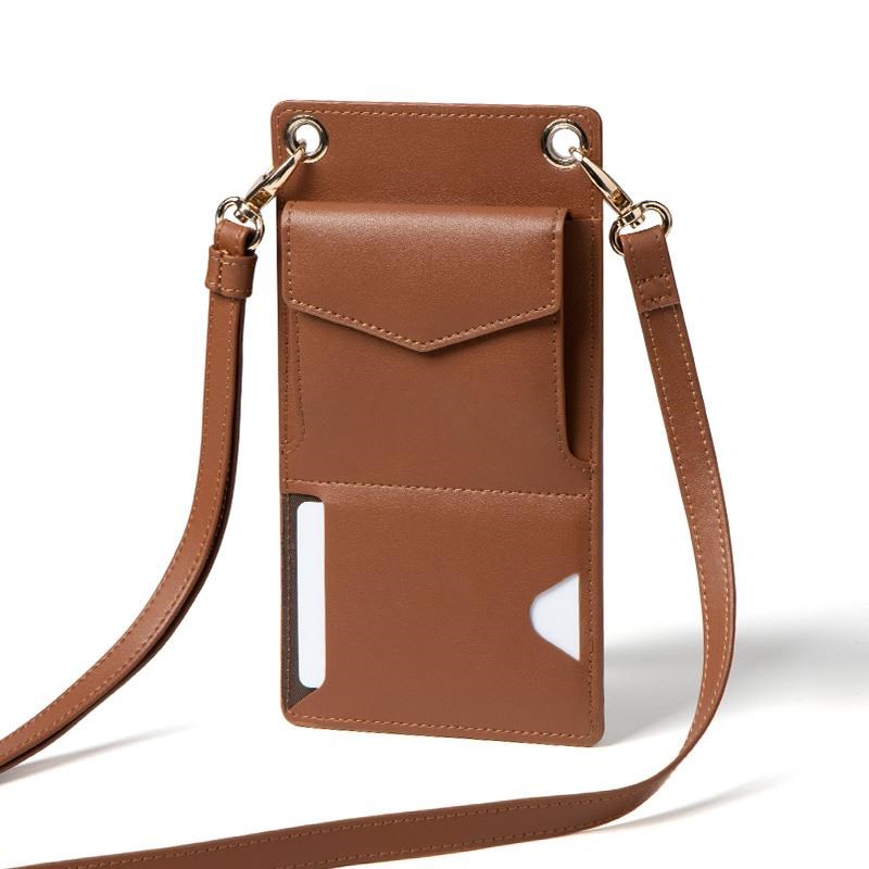 MYBALO Melissa minimalistická crossbody taška na telefon a peněženka v jednom