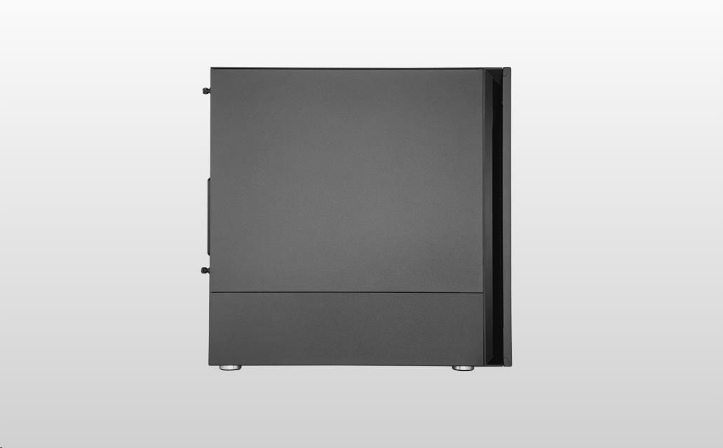 Cooler Master case Silencio S400 Steel, mATX, 2x 120mm Fan, Černá