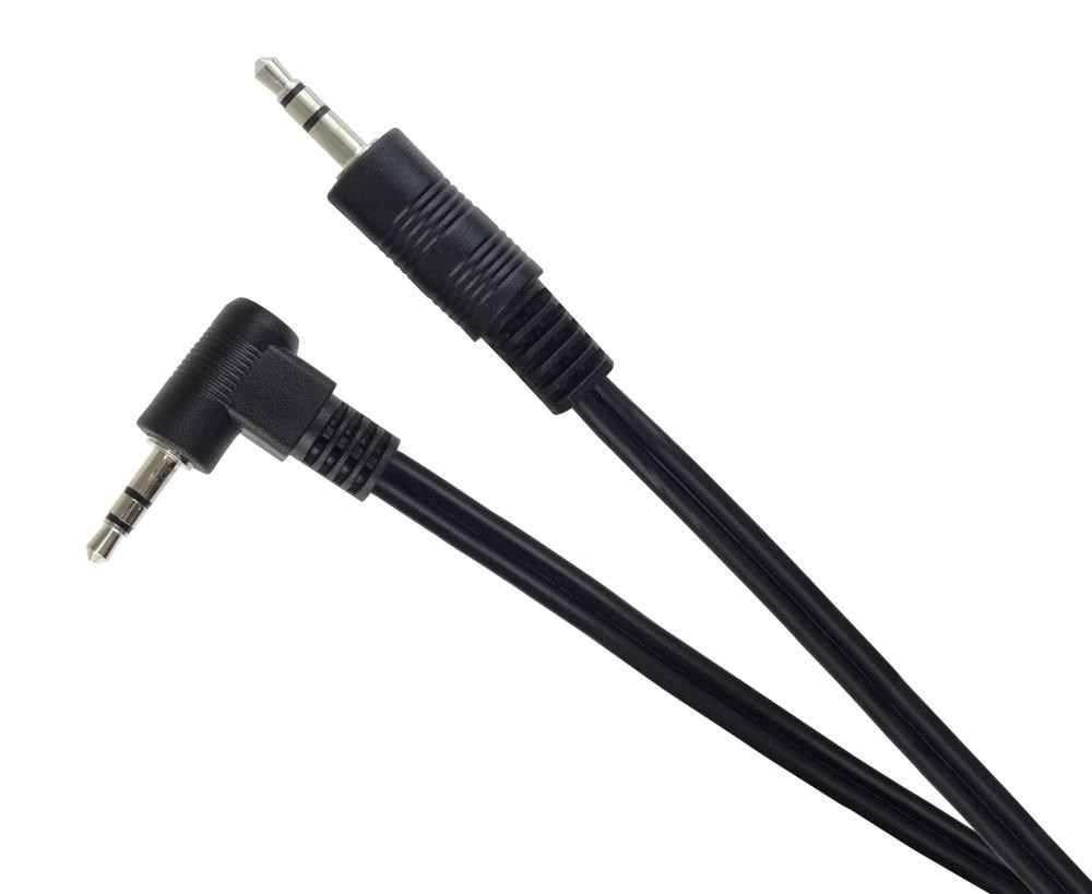 PREMIUMCORD Kabel Jack 3,5mm - 3,5mm 90° M/M 1,5m