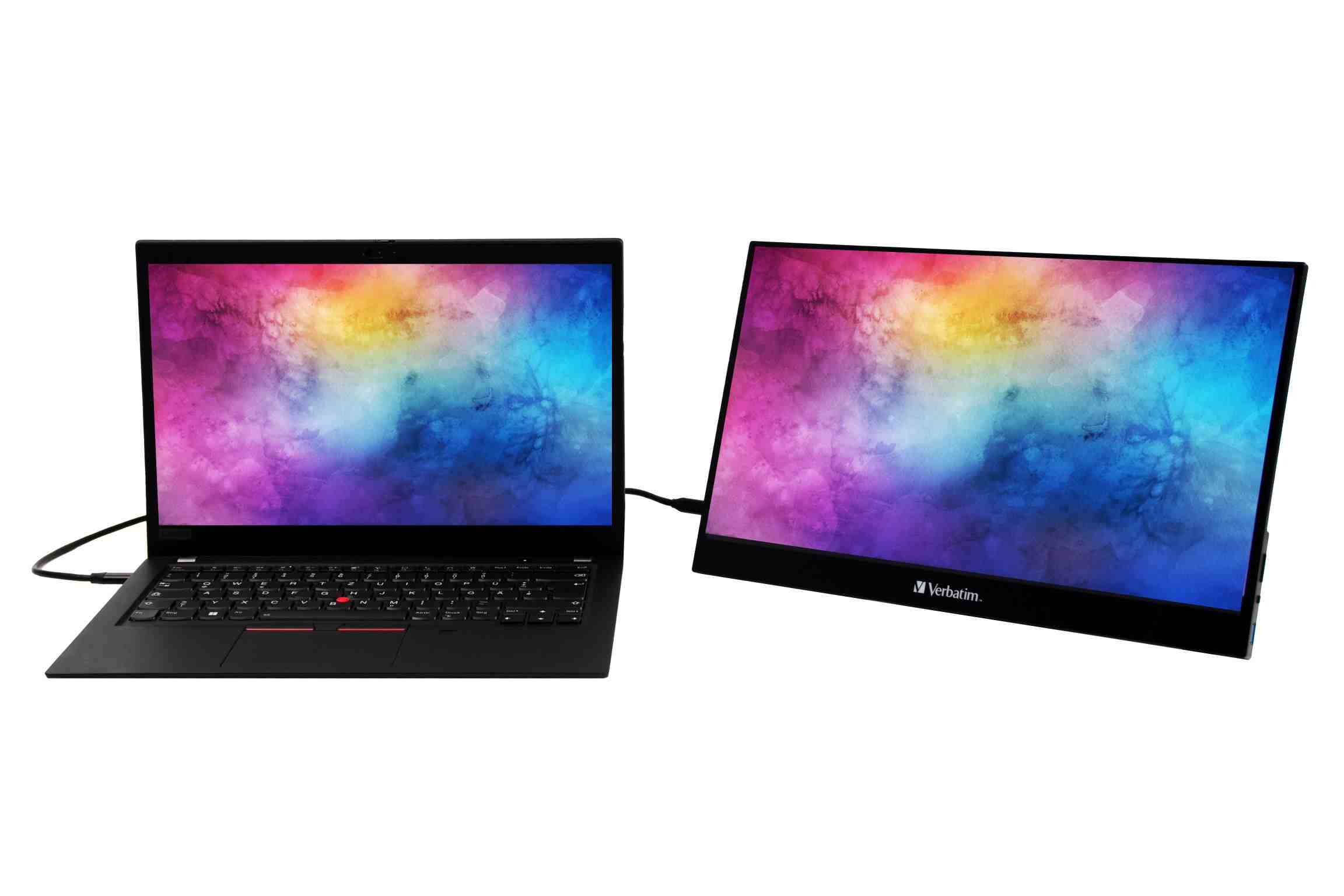 Verbatim PMT-17 Portable Touchscreen Monitor 17.3" Full HD 1080p Metal Housing Přenosný dotykový monitor