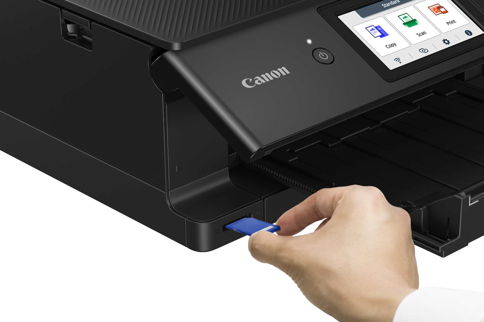 Canon PIXMA Tiskárna TS8750 Černá MF(tisk,kopírka,sken,cloud) A4, 15obr./min., LCD, USB, Wi-Fi