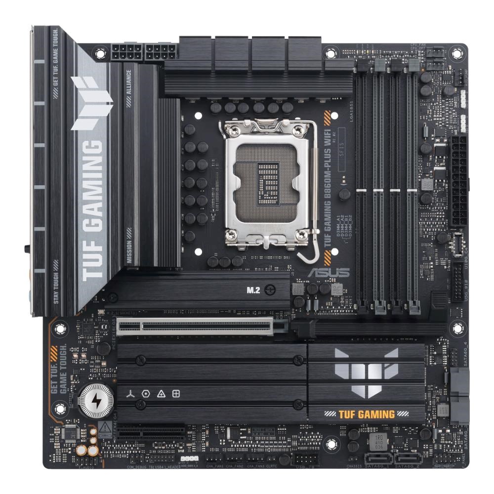 ASUS MB Sc LGA1851 TUF GAMING B860M-PLUS WIFI, Intel B860, 4xDDR5, 1xUSB4, 1xDP, 1xHDMI, WiFi, mATX