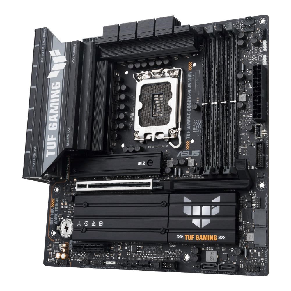 ASUS MB Sc LGA1851 TUF GAMING B860M-PLUS WIFI, Intel B860, 4xDDR5, 1xUSB4, 1xDP, 1xHDMI, WiFi, mATX