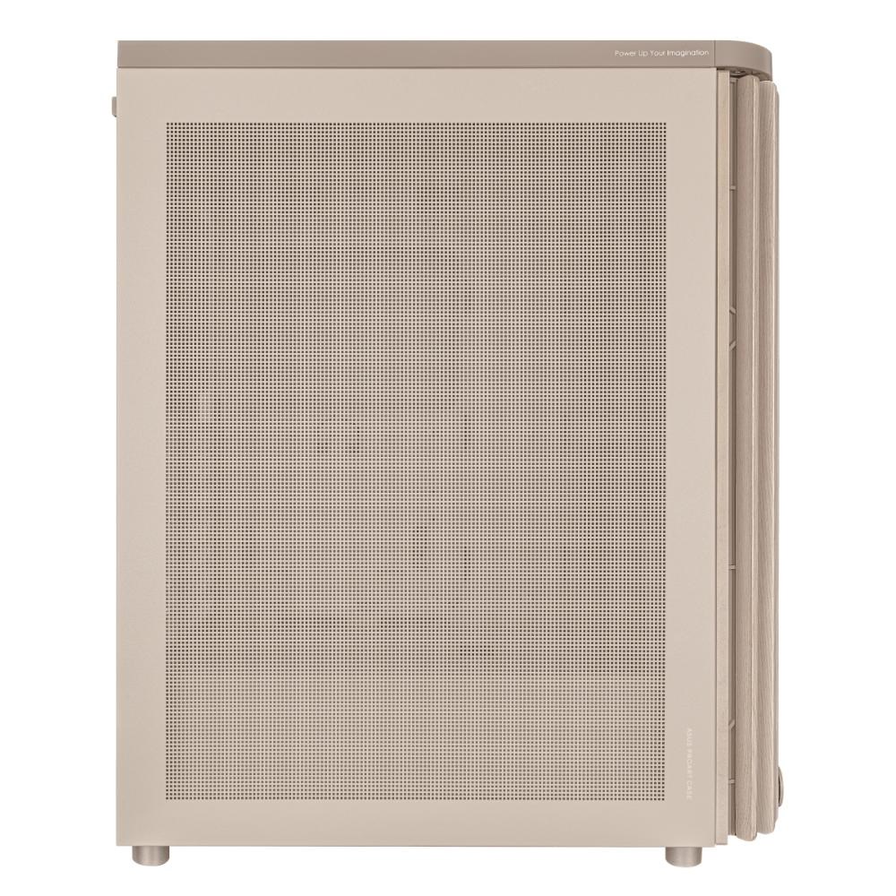 ASUS case PROART PA401 WOOD MESH PWM, ATX, 2x 160mm Fan, 1x 120mm Fan, Fan Hub, béžová