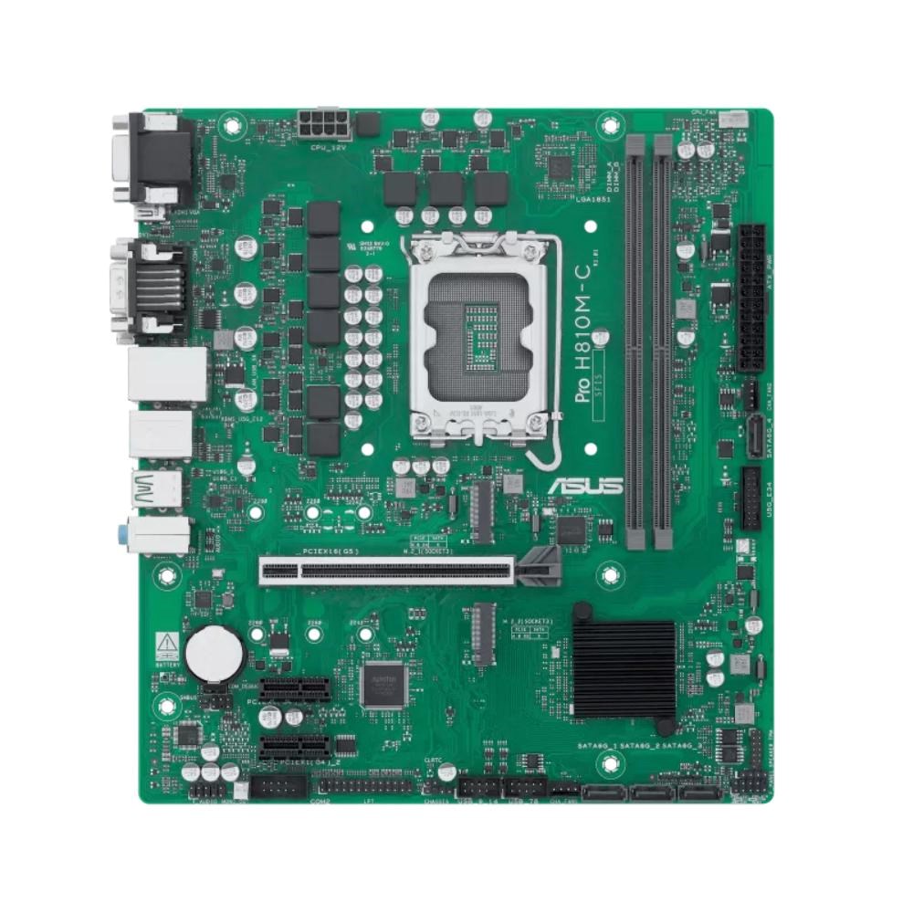 ASUS MB Sc LGA1851 PRO H810M-C-CSM, 2xDDR5, 1xDP, 1xHDMI, 1xVGA, 1xDVI-D, mATX